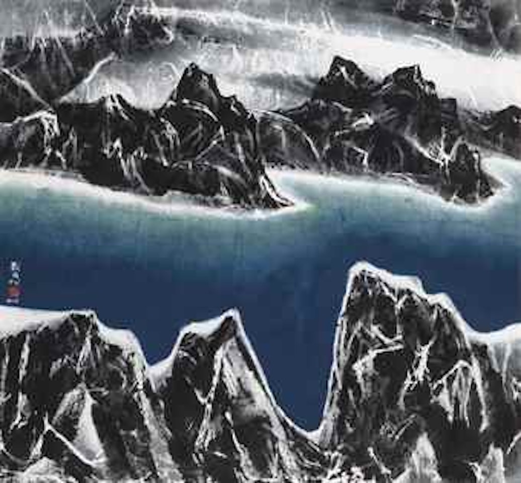 Snowy Valley by Liu Kuo-Sung (Liu Guosong)
