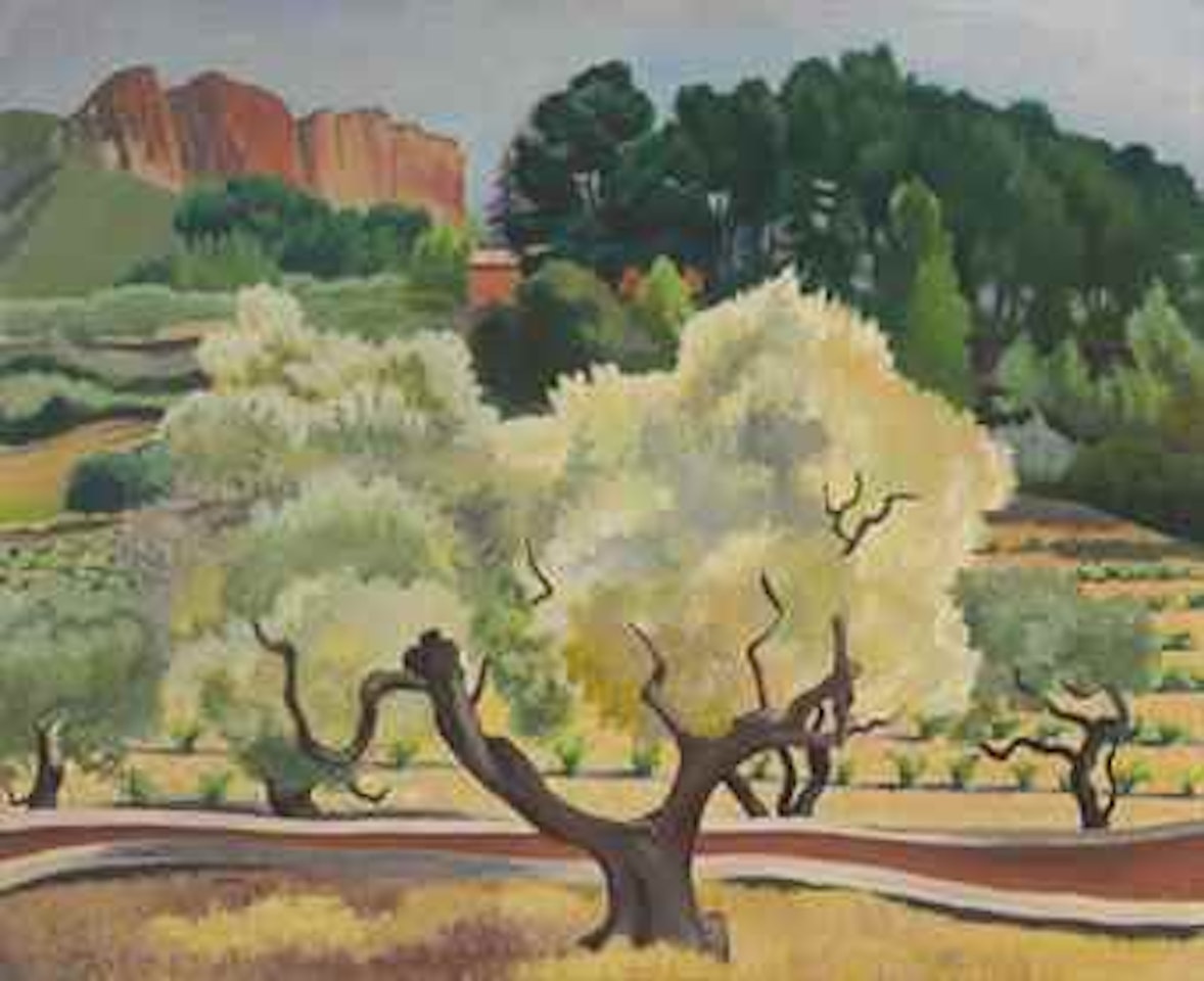 Oliveraie à Cassis by Auguste Herbin