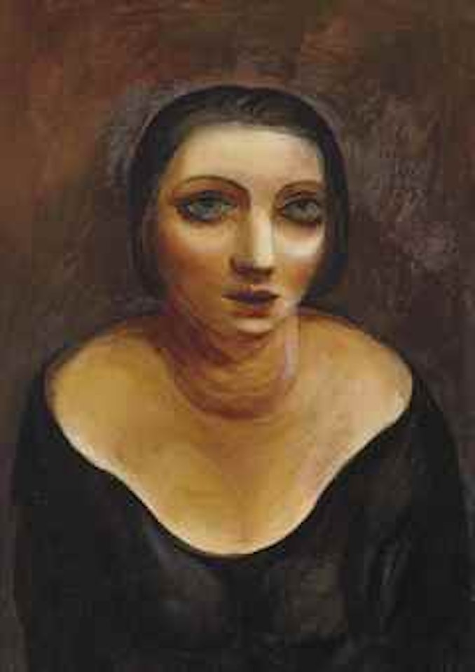 Kiki au décolleté by Moïse Kisling