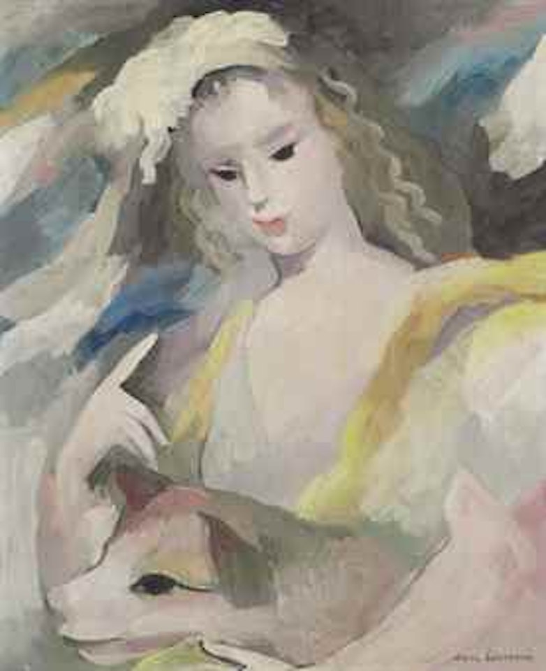 Femme et chien by Marie Laurencin