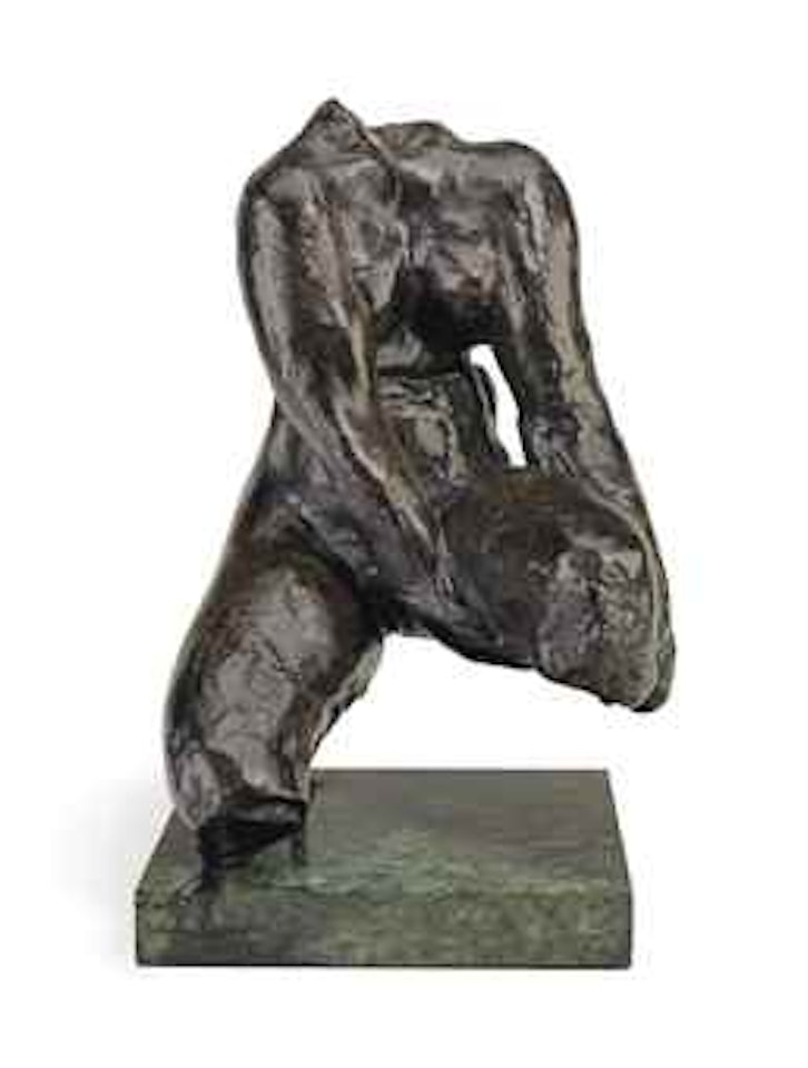 Torse féminin assis dit aussi "Torse Morhardt," grand modèle by Auguste Rodin