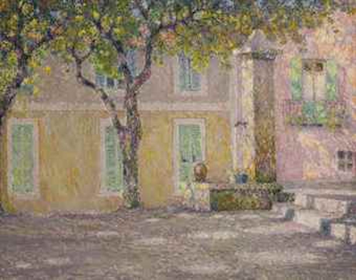 La Place aux Oiseaux, Villefranche-Sur-Mer by Henri Le Sidaner