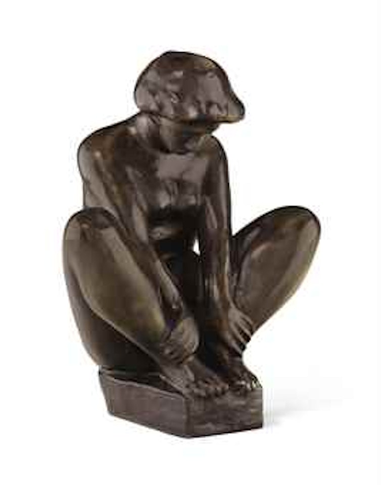 Se tenant les deux pieds by Aristide Maillol