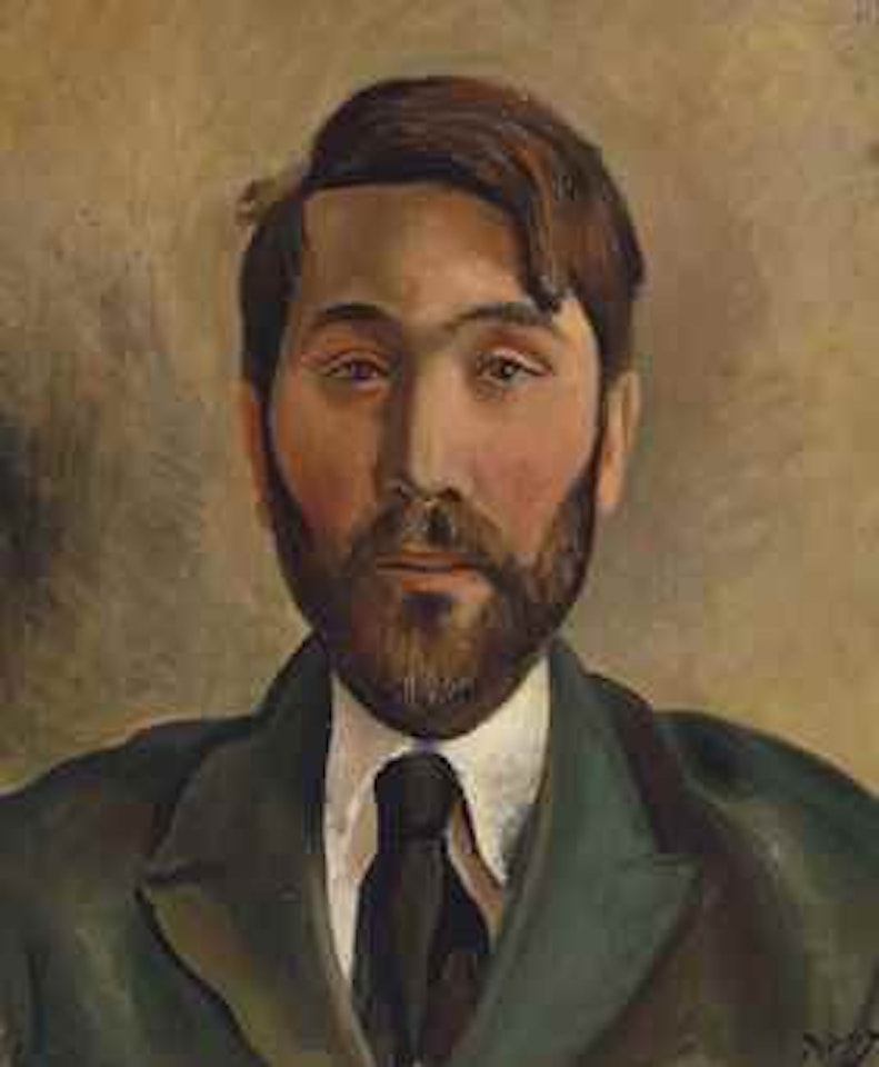 Portrait du Marchand Léopold Zborowsky by Andre Derain