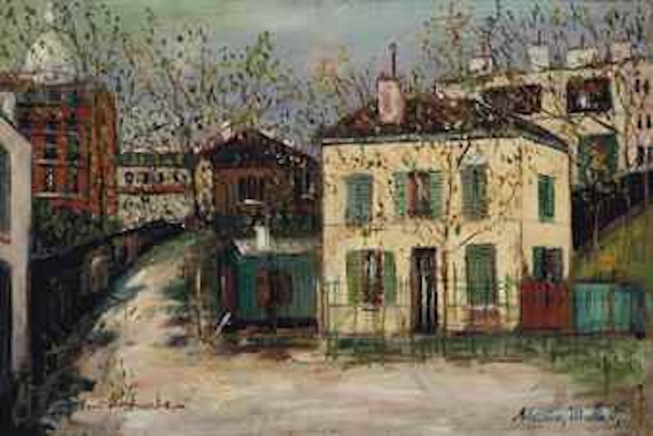 Le Maquis de Montmartre by Maurice Utrillo