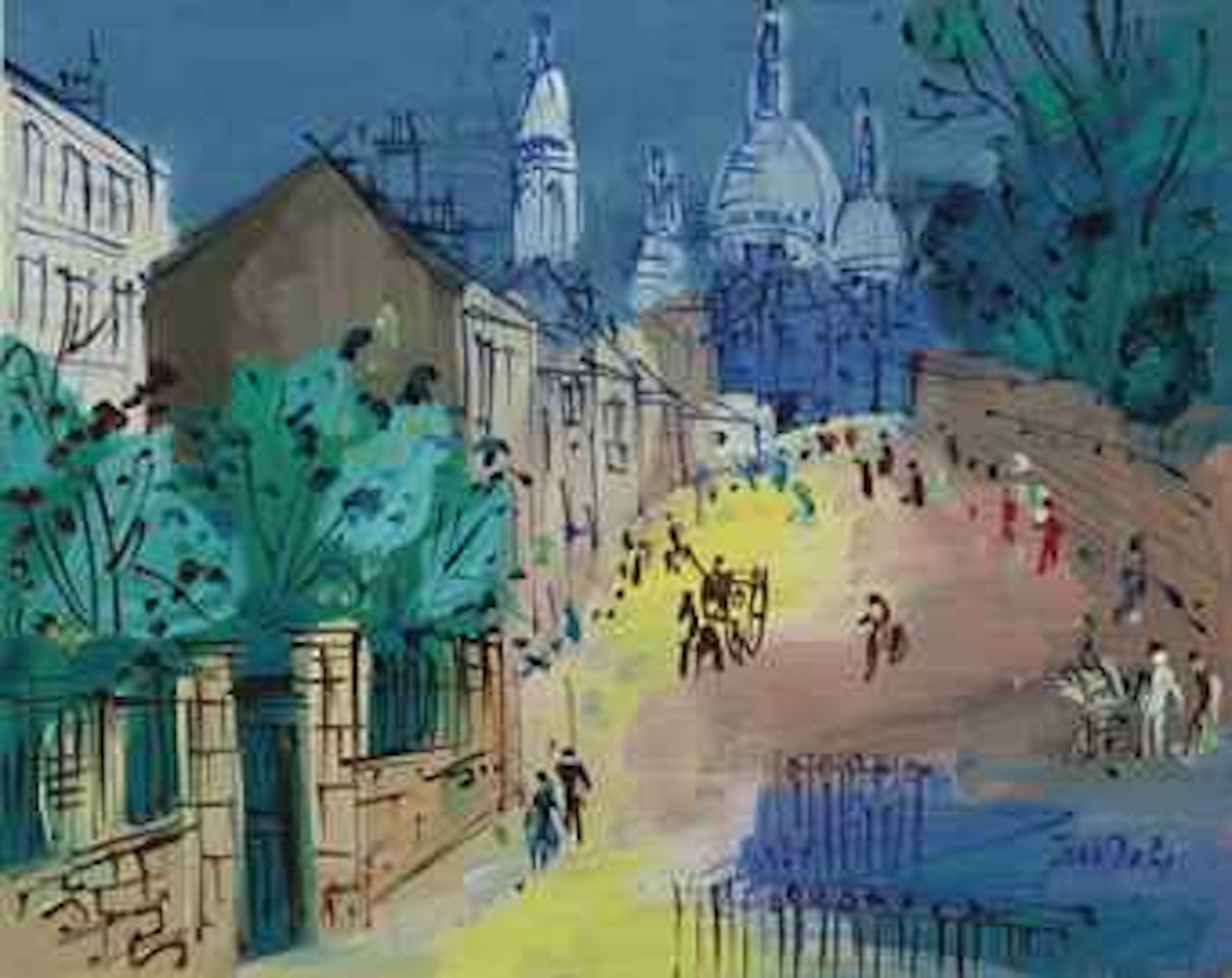Paris, Montmartre by Jean Dufy