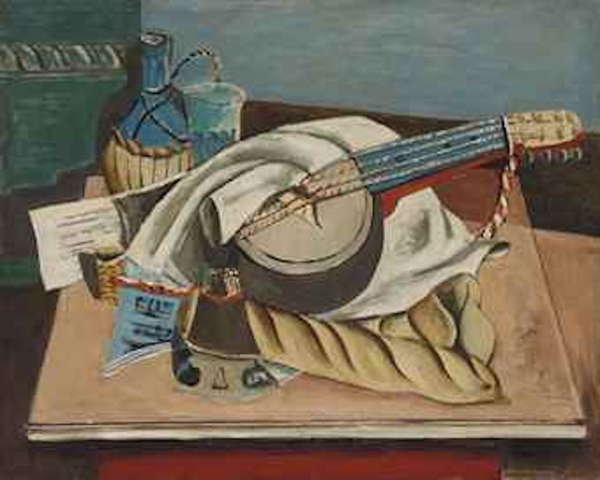 Nature morte avec mandoline by Henri Hayden