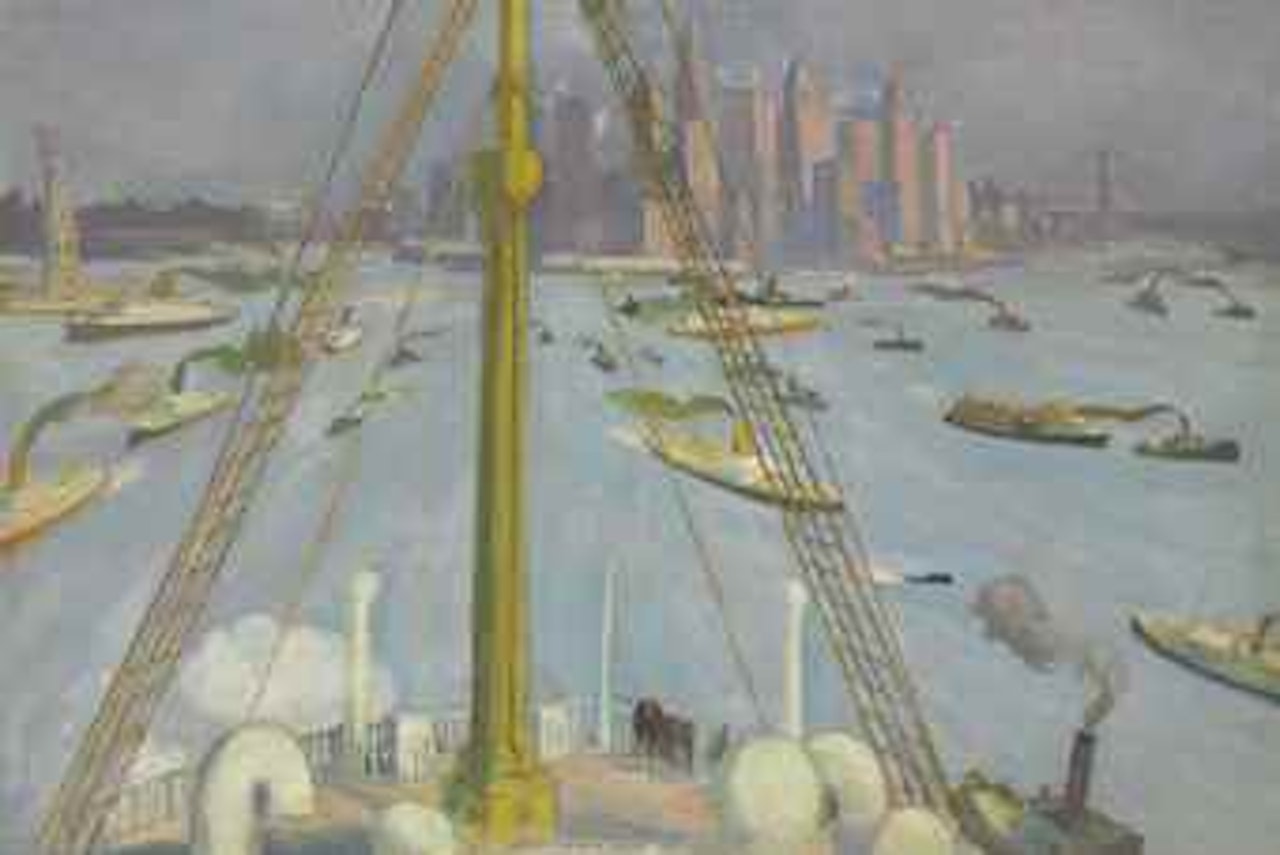 Le port de New York by Maurice Denis
