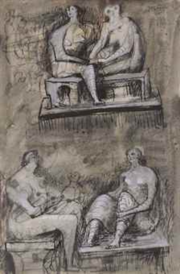 Mother and Child: Studies for Sculpture by Henry Moore