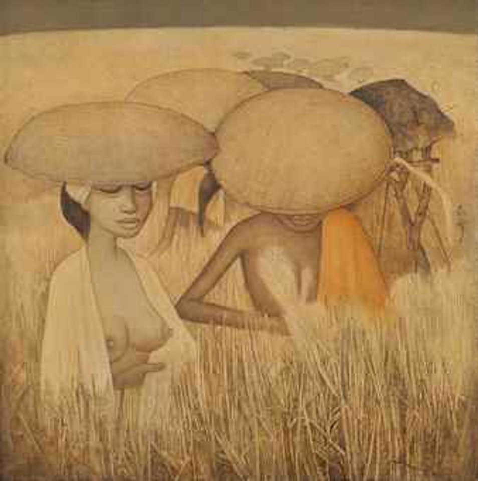 The Golden Harvest by Cheong Soo Pieng