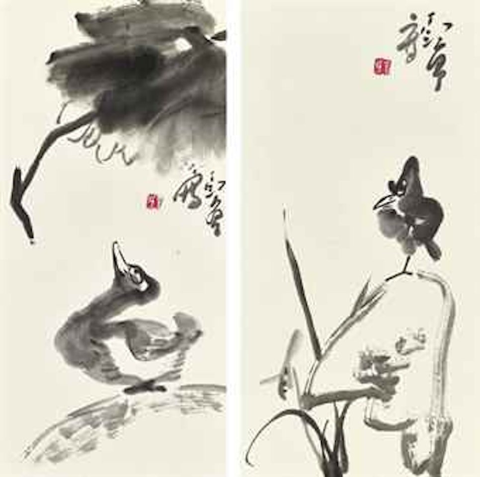 Flowers and Birds by Ding Yanyong