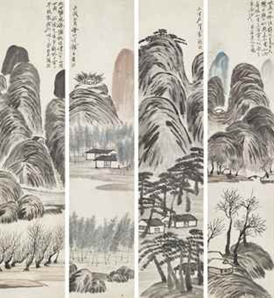 Landscape of the Four Seasons by Qi Baishi