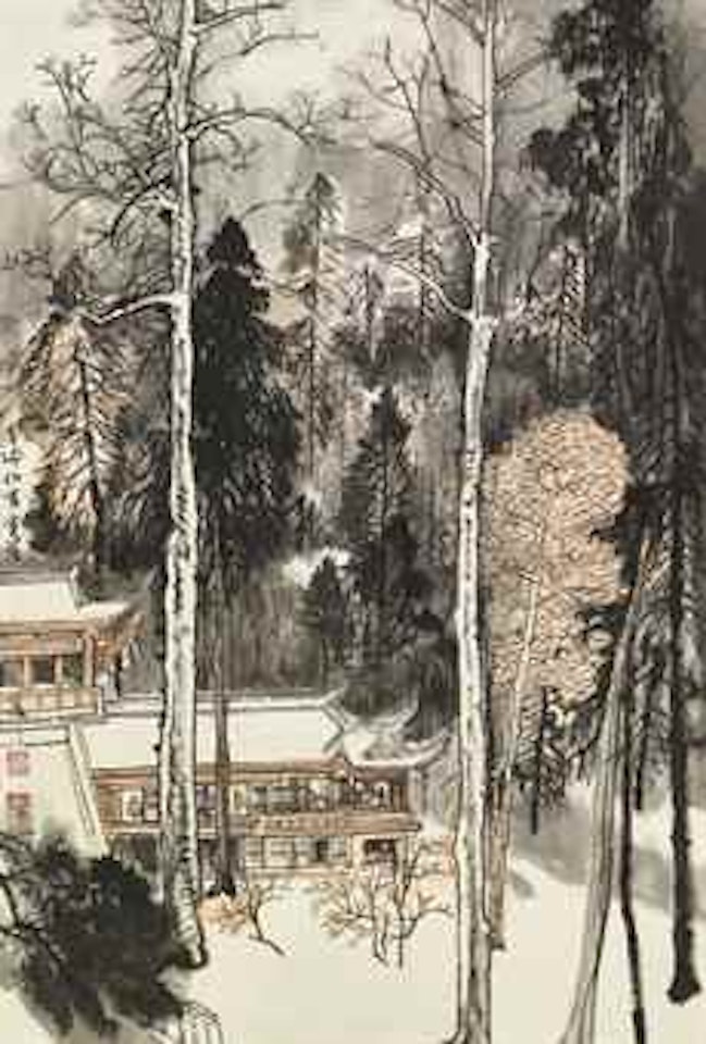 Snowy Landscape by He Haixia