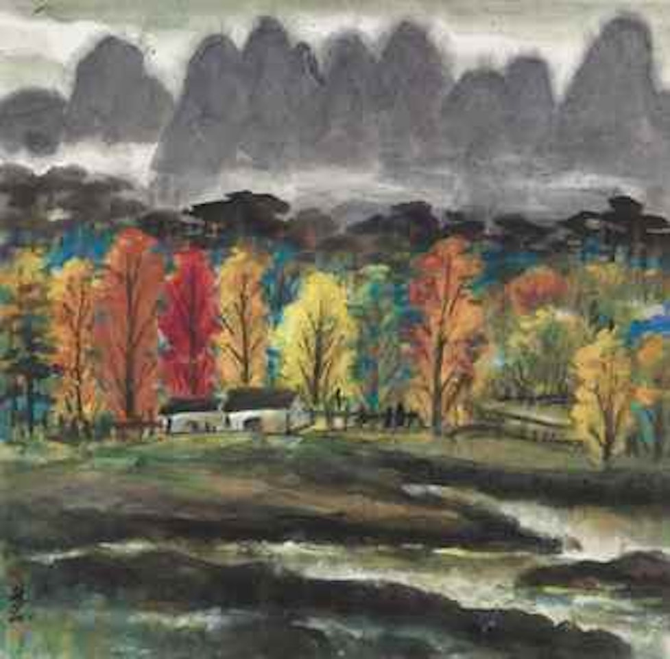 Autumn Forest by Lin Fengmian