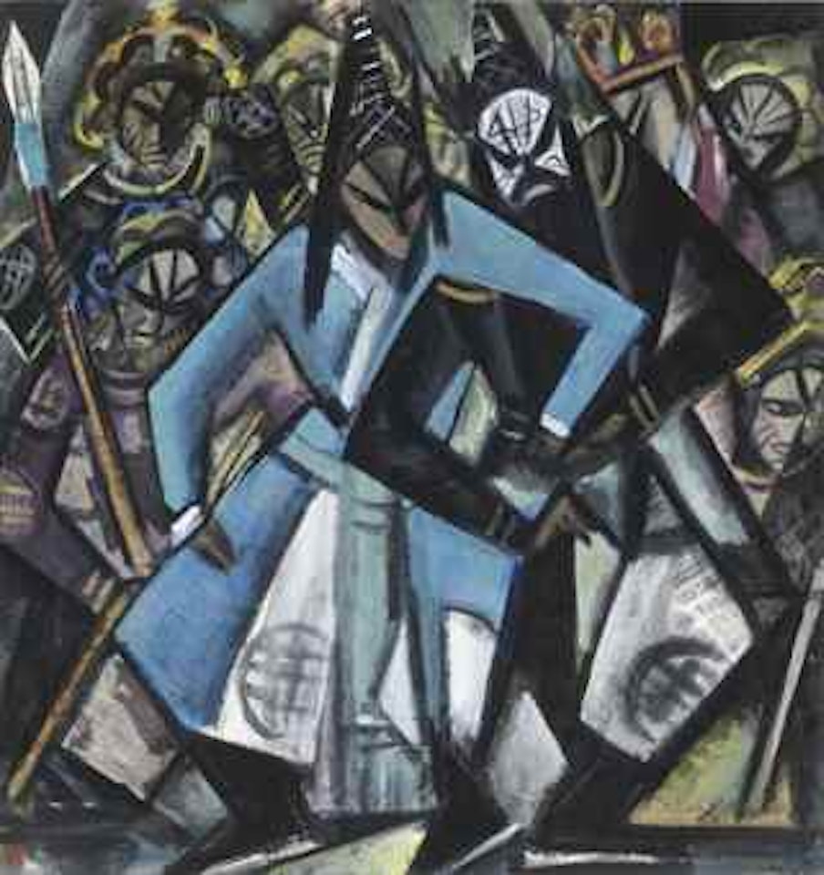 Opera Figures – Banquet at Hongmen by Lin Fengmian