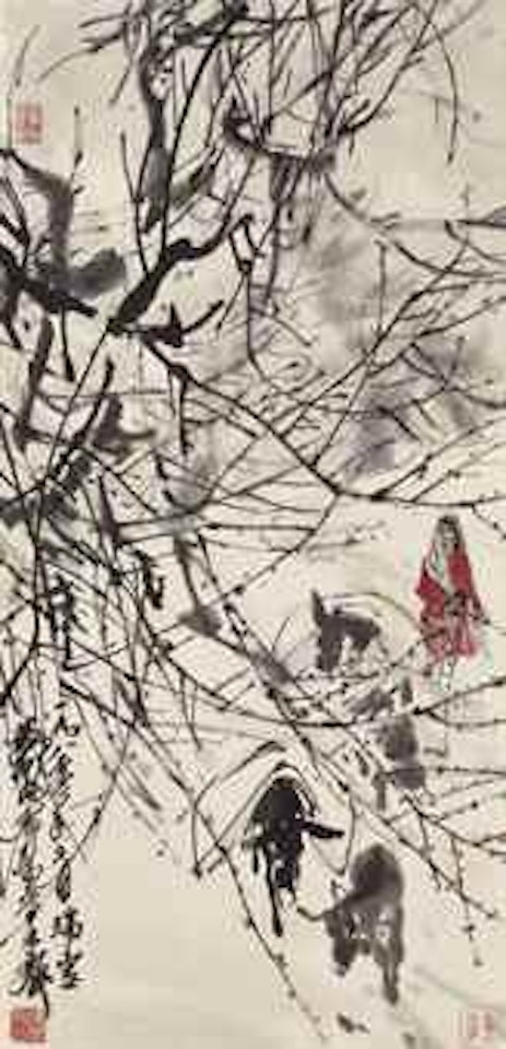 Hearding in the Snow by Huang Zhou