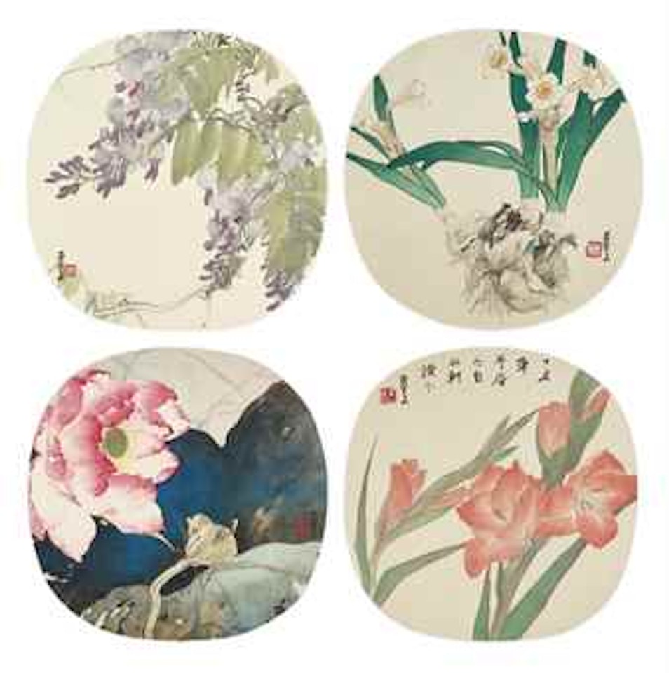Flowers of the Four Seasons by He Baili