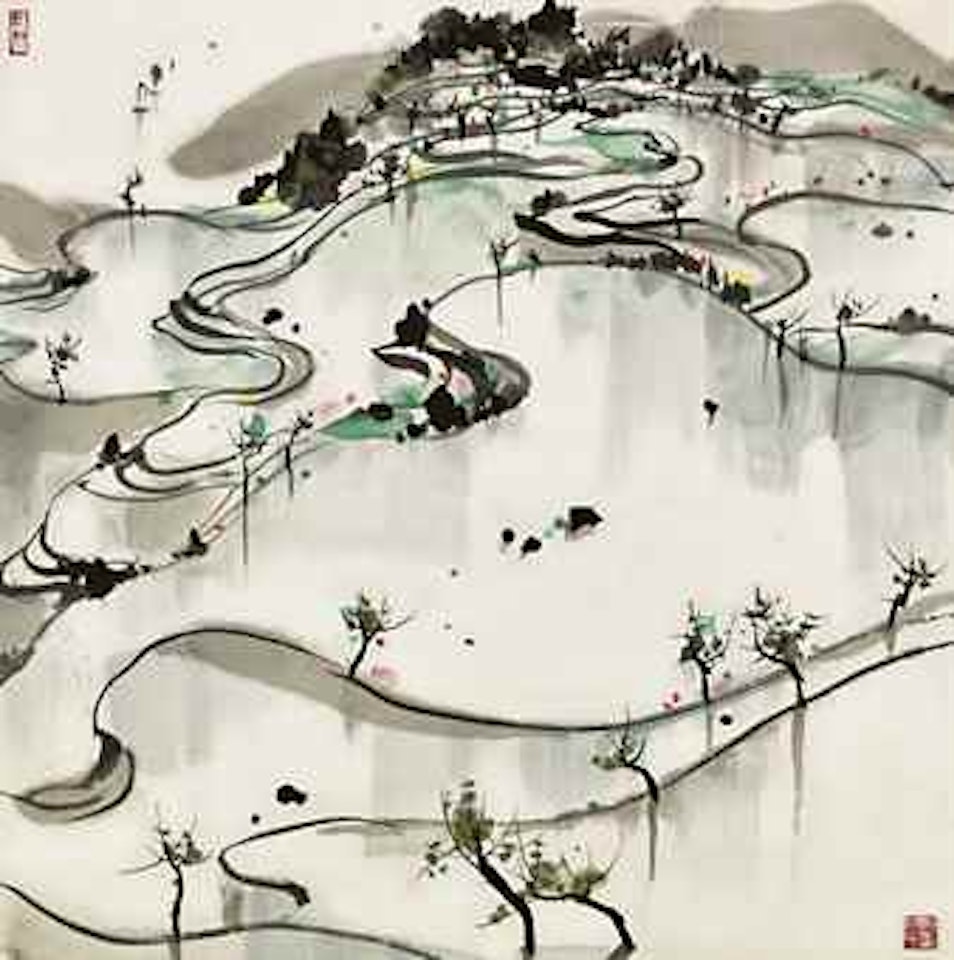 Paddy Fields by Wu Guanzhong