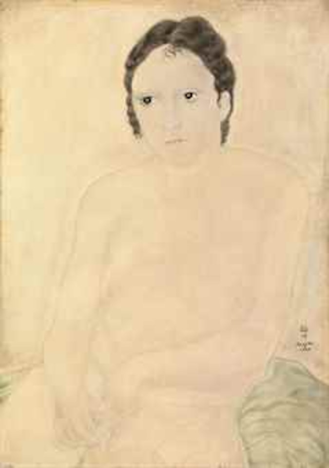 Buste de Jeune Fille by Leonard Tsuguharu Foujita