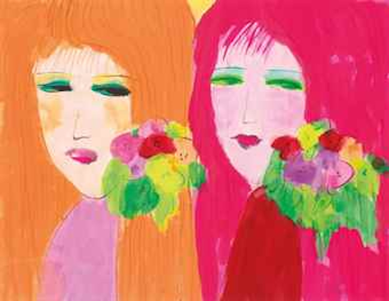PORTRAIT OF LADIES by Walasse Ting