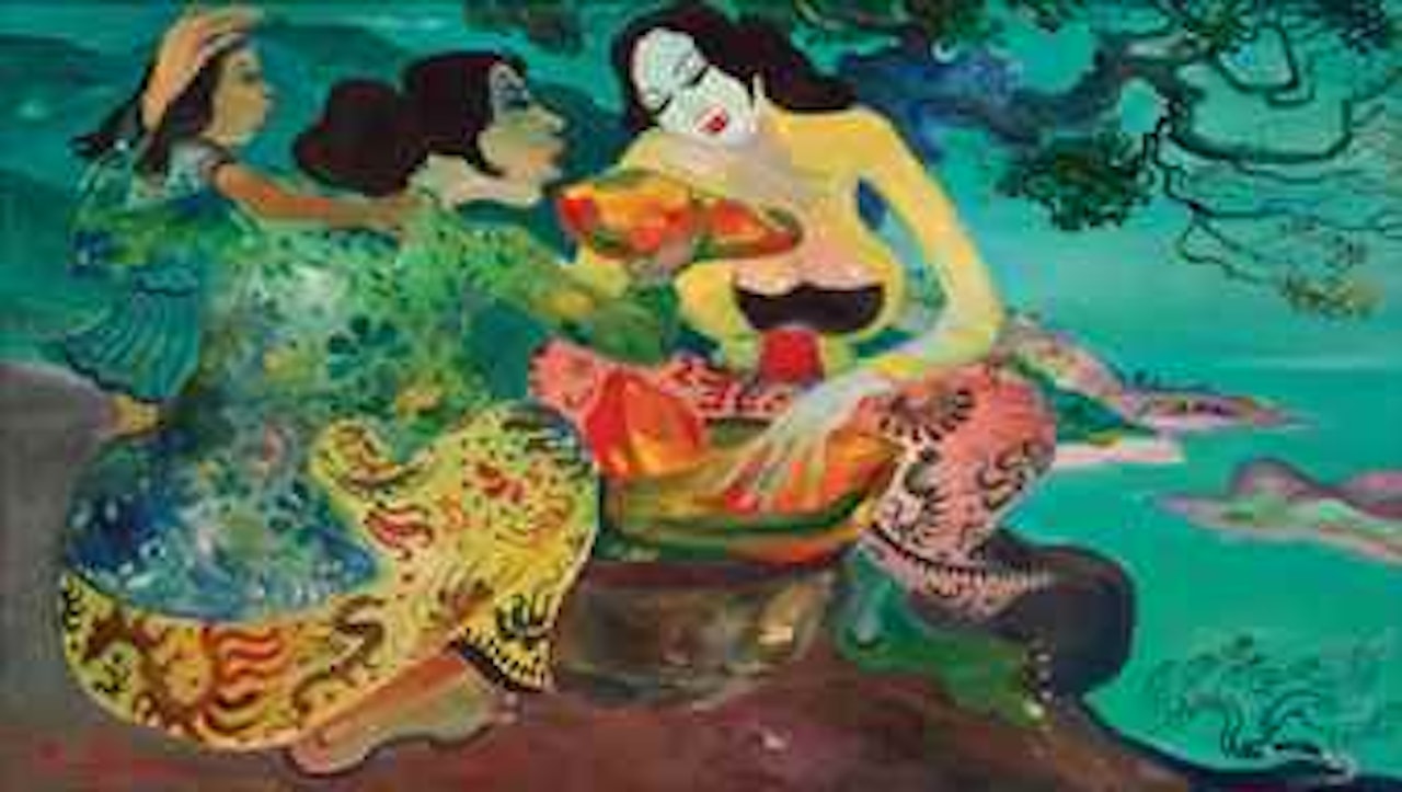 FRUIT SELLER by Hendra Gunawan