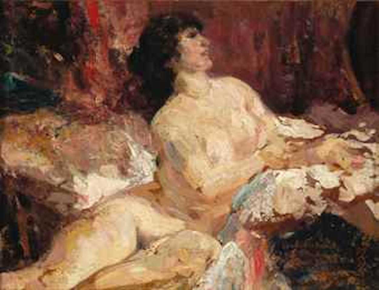 RECLINING NUDE by Sha Qi