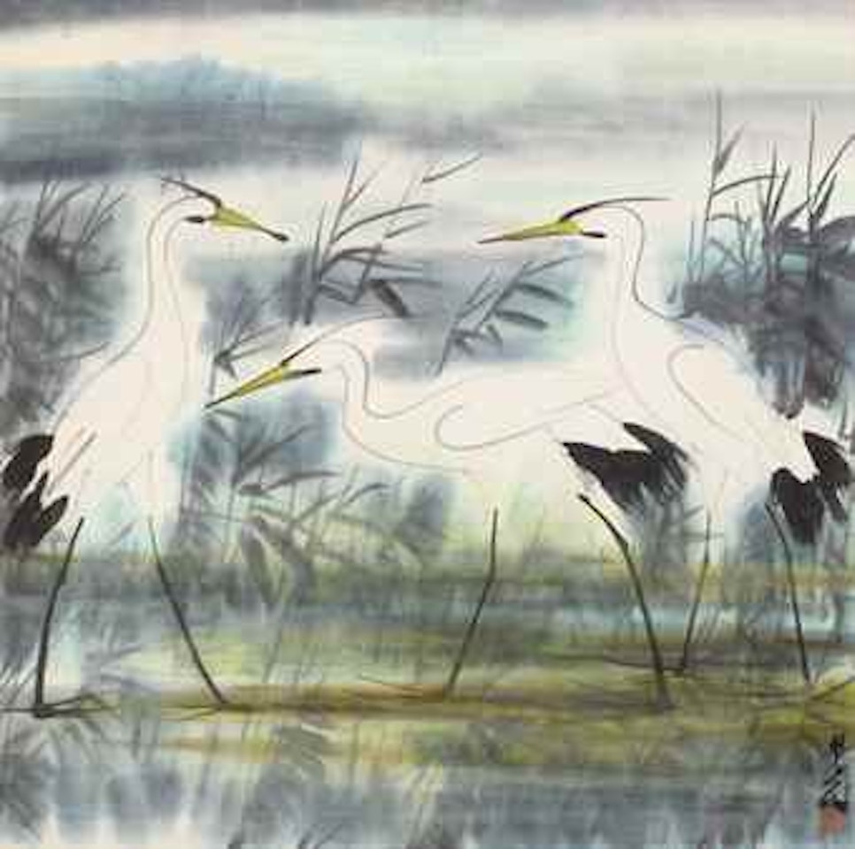 EGRETS by Lin Fengmian