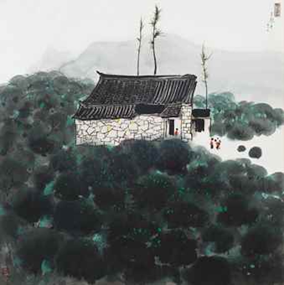 TEA FARM by Wu Guanzhong