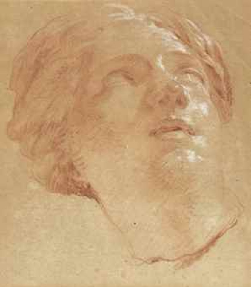 Head of a woman, possibly after the Antique by Giovanni Battista Tiepolo
