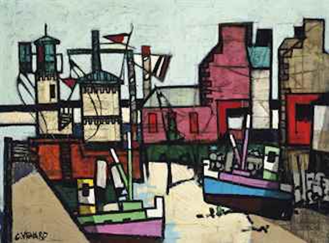 Port d'Audierne by Claude Venard