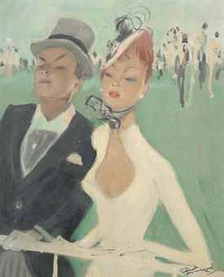 Au Grand Steeple by Jean Gabriel Domergue