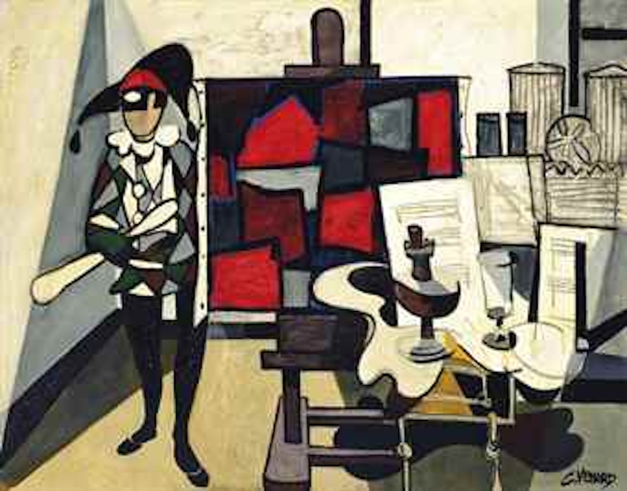 Arlequin dans l'atelier by Claude Venard