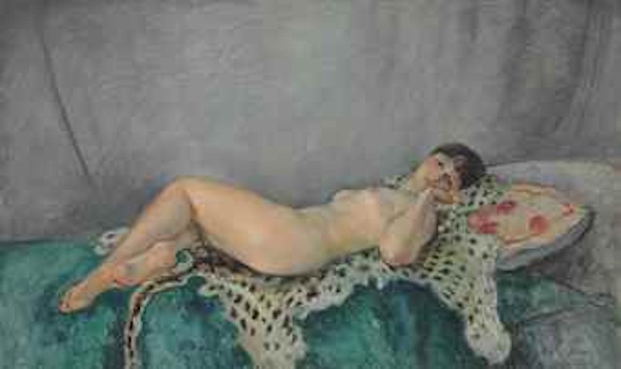 Nu à la peau de léopard, Le Cannet by Henri Lebasque