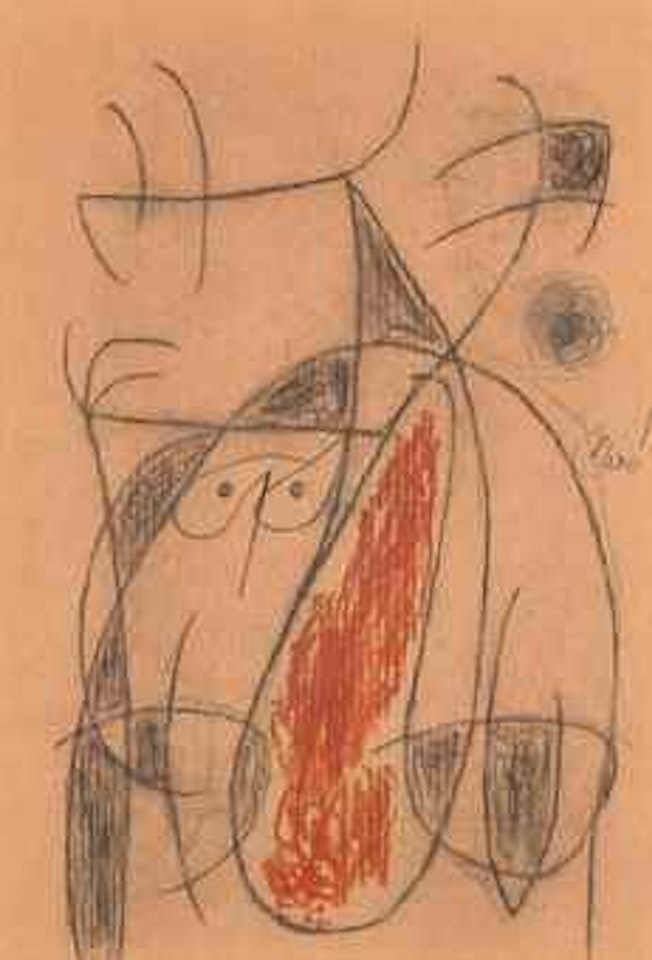 Femme, oiseaux by Joan Miró