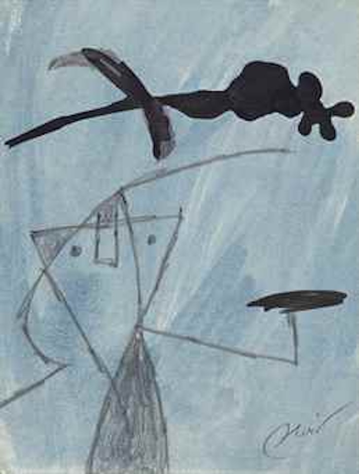 Femme, oiseau by Joan Miró