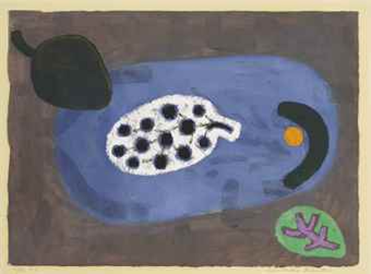Über seeische Früchte (Fruits from overseas) by Paul Klee