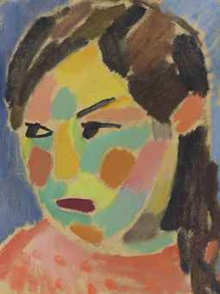 Mädchenkopf by Alexej von Jawlensky