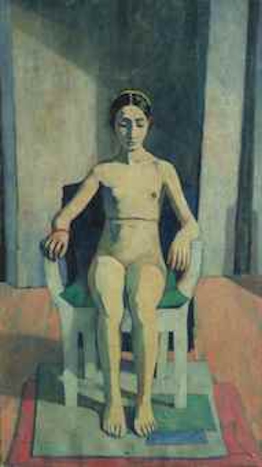 Ragazza nuda by Felice Casorati