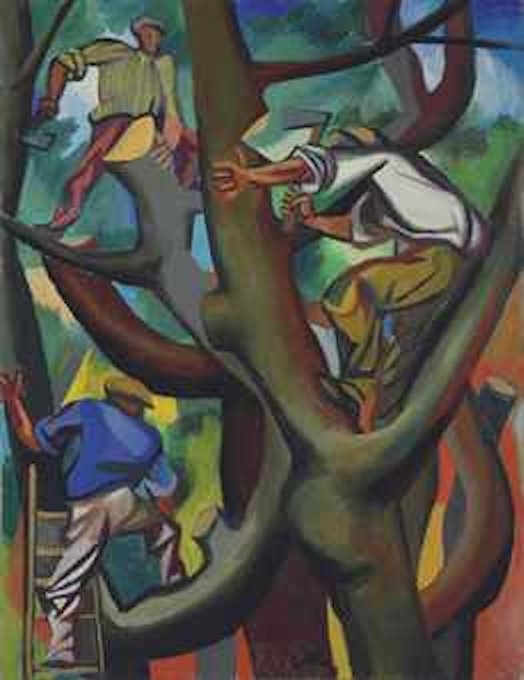 I tagliaboschi by Renato Guttuso