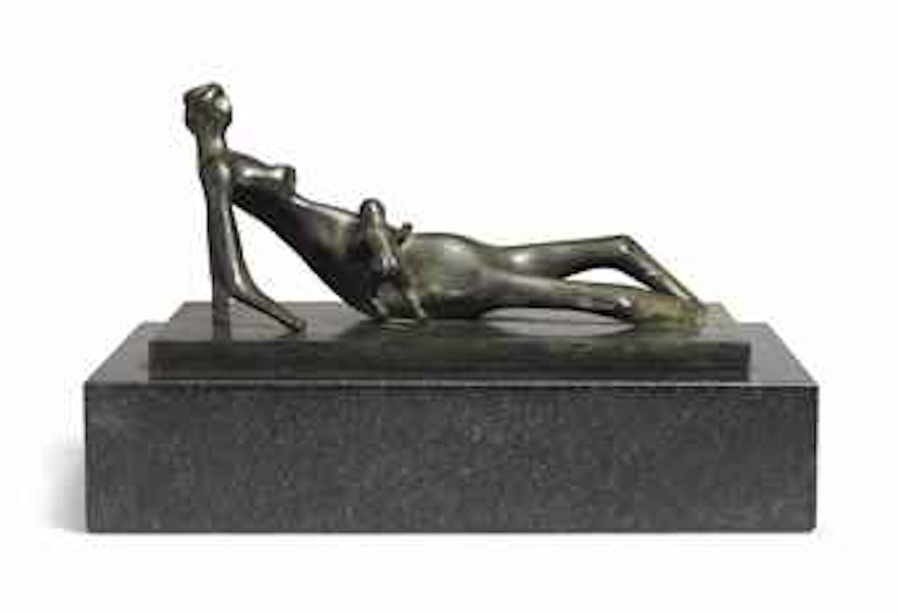 Reclining mother and child III by Henry Moore
