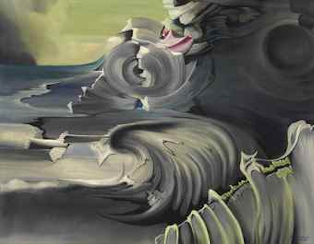 Une mer céleste by Oscar Dominguez