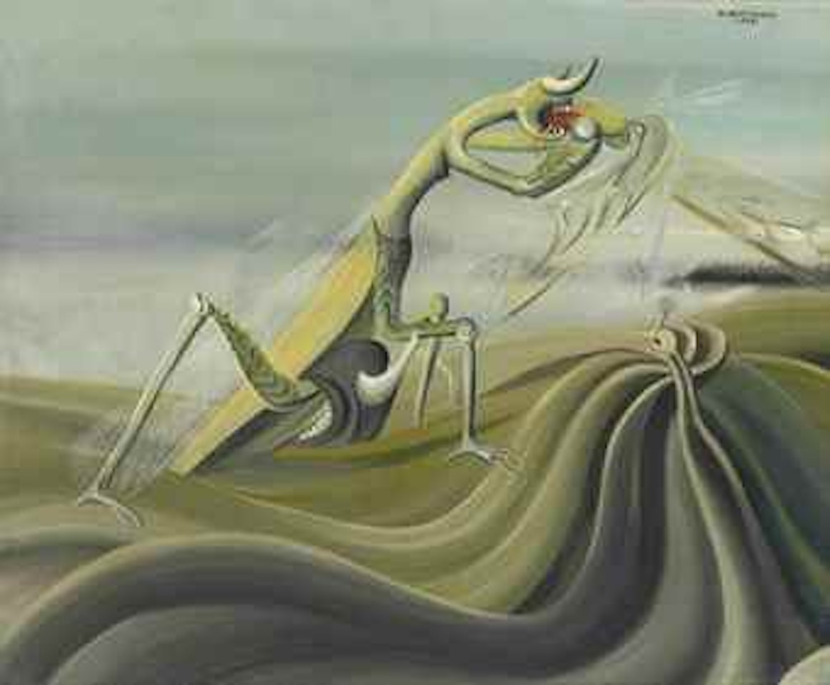 La mante religieuse by Oscar Dominguez
