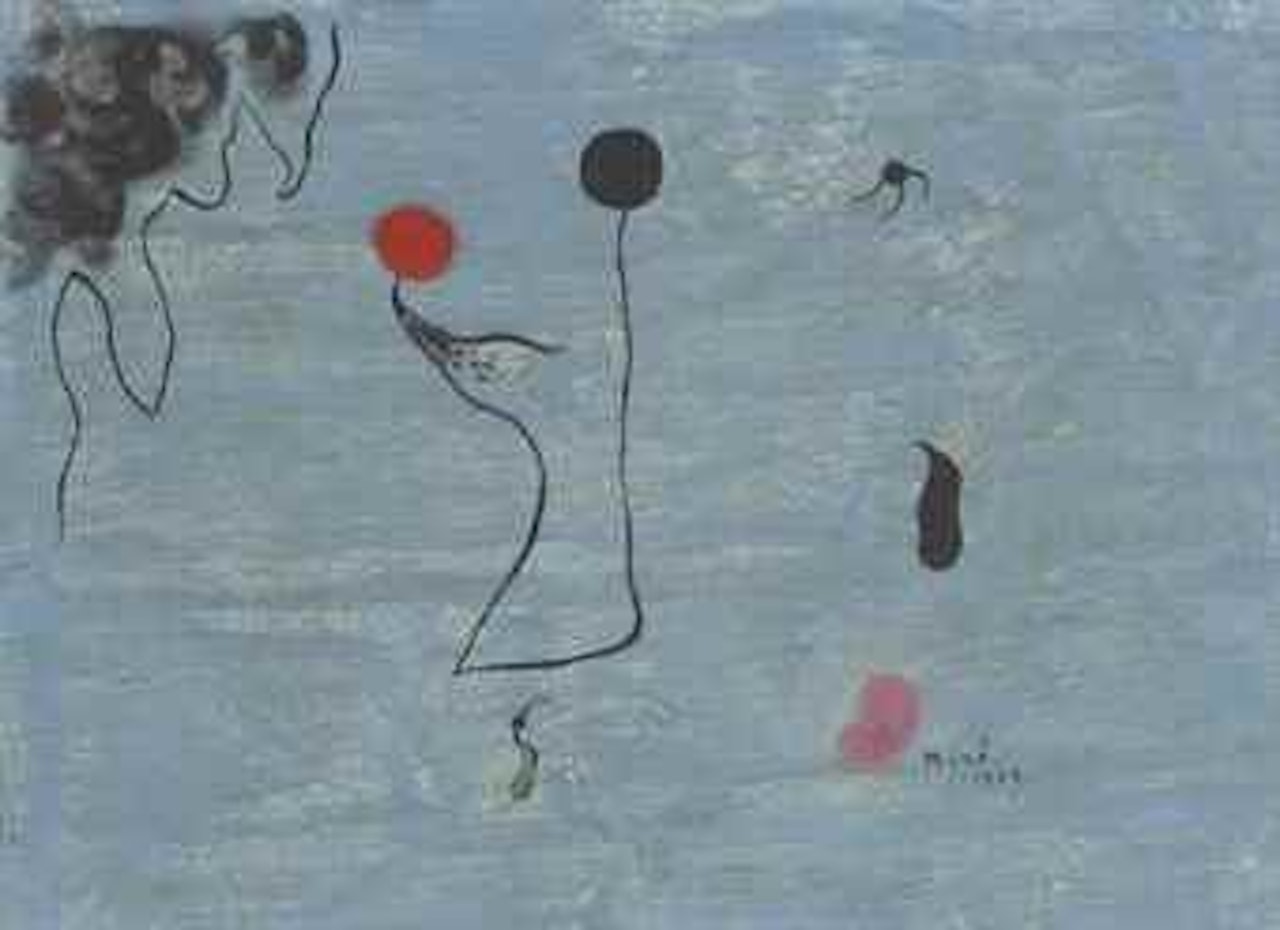 Peinture - Bleu by Joan Miró