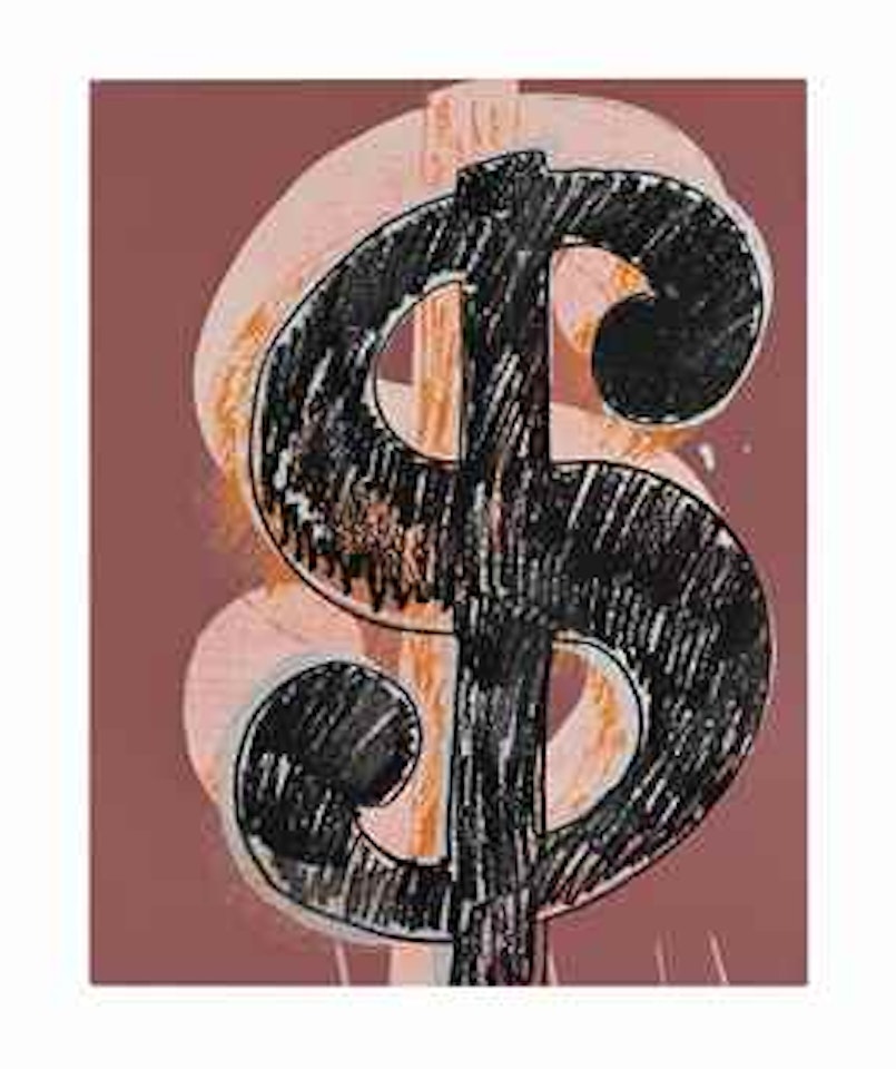 Dollar Sign by Andy Warhol