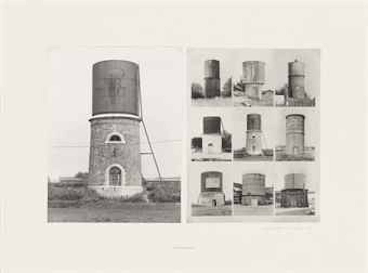 Wassertürme (Sezanne F) (Water towers (Sezanne F)) by Bernd & Hilla Becher