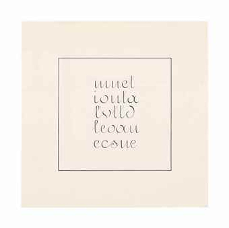 Millenovecentosettantadue (Calligrafia) by Alighiero Boetti