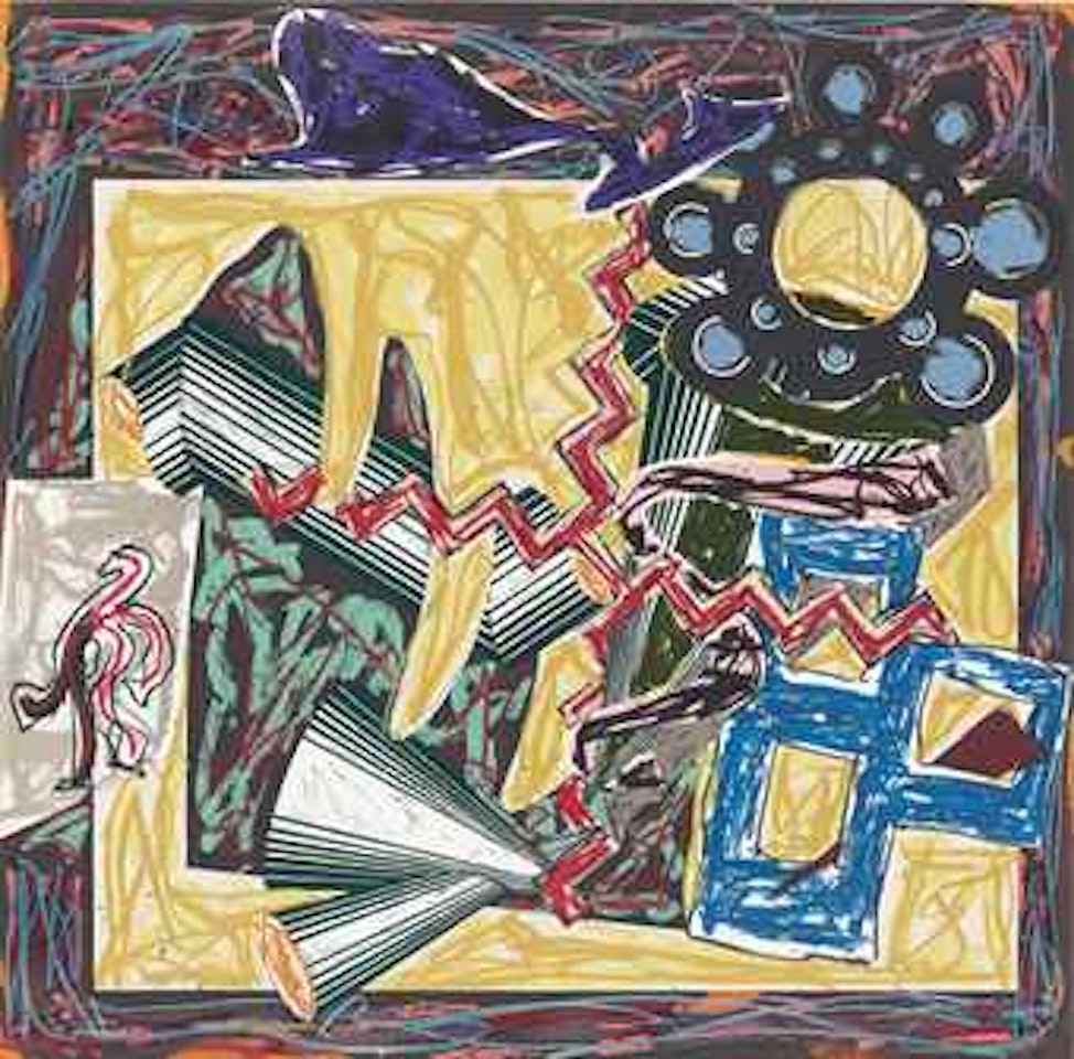 Then Came a Fire and Burnt the Stick, Illustrations After El Lissitzky's Had Gadya by Frank Stella
