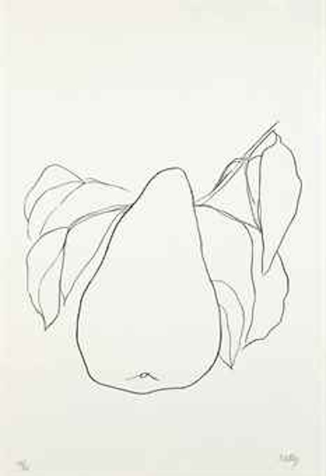 Pear III, from Suite of Plant Lithographs by Ellsworth Kelly