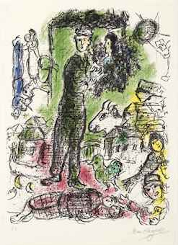 Le Grand Paysan by Marc Chagall