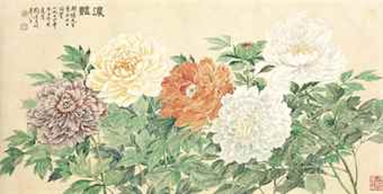 Peonies by Lengyue Tao